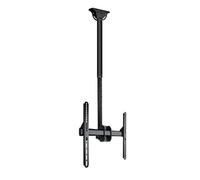 TooQ Support de plafond LPCE1155TSLI-B extensible inclinable pivotant 32-55" 50 kg VESA 400x400 Noir