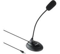 TooQ Microphone multimédia TQMM-213 – Flexible, Jack 3,5 mm, on/off – Noir