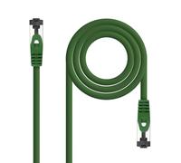 TOOQ NANOCABLE 10.20.2000-GR - Câble réseau patch RJ45, Cat.8.1, 2GHz, LSZH, SSTP, AWG26, Vert, 0,5 m