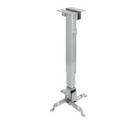 Tooq PJ2012T Support Mural pour Vidéoprojecteur inclinable pour Plafond, Portée 20kg, Argent