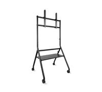 Support de sol iDreams avec roulettes pour écrans 37-86 - Plateau inférieur polyvalent - Roues avec système de verrouillage - Gestion des câbles -