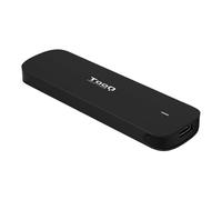 TooQ Boîtier externe pour SSD M.2 NVMe TQE-2201B Aluminium Noir