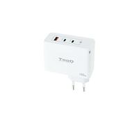 TooQ Technology Chargeur secteur 1x port USB-A + 2x ports USB-C 100W (Blanc)