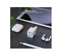 Tooq Cargador Pared Gan Usb-C/Pd 30w, Blanco