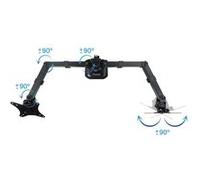 TooQ Technology Support Double écran à fixer Tooq DB1802TN de 17' à 27' (Noir) G