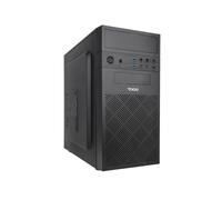 TooQ Boîtier minitour TQC-4701U3C-B Micro-ATX/Mini-ITX 2xUSB3.0 1xUSB2.0 Audio HD Lecteur carte Noir