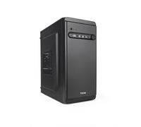 TOOQ TQC-4702U3C-B - Boîtier Mini-Tour Micro-ATX/Mini-ITX, 1xUSB 3.0, 2xUSB 2.0, Audio HD, Noir