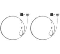 TOOQ TQCLKC0025 - Câble de sécurité avec clé pour Ordinateur Portable 1,5 mètres (Lot de 2)
