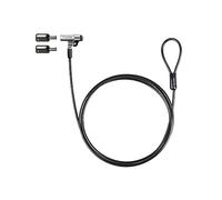 TooQ Câble de sécurité TQCLKC0045-G fente Nano avec clé 1,5 m gris foncé