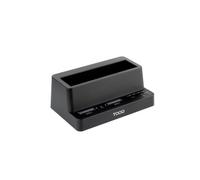 Station d'accueil USB-C 3.2 TooQ TQDS-502B 2x M.2 + 1x disque dur S-ATA (Noir)