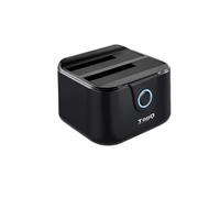 TOOQ TQDS-802B Dual Bay SATA Docking Station for 2.5" & 3.5" Drives, USB 3.0 & U