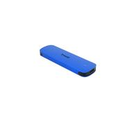 TooQ TQE-2201BL Boîtier SSD M.2 PCIe NVMe USB 3.2 Gen 2 Type-C, Aluminium Bleu, Support Windows/macOS/Linux, Taux 10Gbit/s