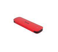 TooQ Boîtier externe pour SSD M.2 NVMe (Type 2280) TQE-2201R – Aluminium USB-C 3.2 – Rouge