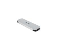 TooQ TQE-2202S Enceinte SSD M.2 SATA USB 3.2 Gen 1 Type-C Argent - Boîtier Aluminium pour 1 SSD M.2 (2230/2242/2260/2280) - 5 Gbit/s
