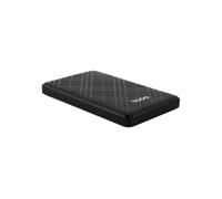 TOOQ TQE-2500B - Boîtier Externe pour Disque Dur/SSD 2,5", Couleur Noire