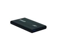 TooQ TQE-2524B Boîtier HDD 2.5" Noir USB 3.2 Gen 1, SATA I/II/III, jusqu'à 4 To, Compatible Windows/macOS/Linux, 76x128x13mm