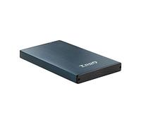 TOOQ TQE-2527PB - Boîtier pour disques durs HDD 2,5", (SATA I/II/III jusqu'à 9,5 mm de Hauteur, USB 3.0) Aluminium, Indicateur LED, Bleu Pacifique, 50 g