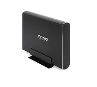 TooQ Boîtier pour disque dur TQE-3531B 3,5" USB 3.0 Aluminium Noir