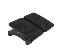 TOOQ TQFR0604-B - Repose-pieds réglable en hauteur et inclinaison, Noir