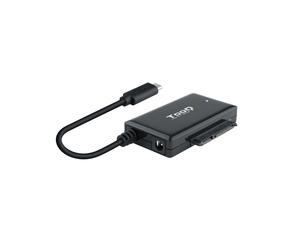 TooQ TQHDA-02C Station d'accueil de disques de stockage USB 3.2 Gen 1 (3.1 Gen 1) Type-C Noir