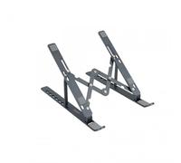 TooQ TQLRS0033-AL-G Support élévateur pour Ordinateurs Portables, tablettes, téléphones Portables et Livres Gris
