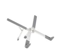 TOOQ TQLRS0036-AL - Support élévateur Pliable en Aluminium pour Ordinateurs Portables, Argent