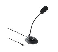 TooQ TQMM-213 Microphone multimédia Flexible Jack 3,5 mm on/Off Noir