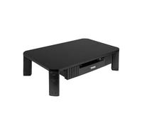 TooQ TQMMPD02 - Support Élévateur Polyvalent avec Tiroir pour Moniteur/Ordinateur Portable, Noir
