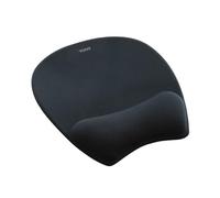 TOOQ TQMP1002-B - Tapis de souris ergonomique avec repose-poignet en mousse à mémoire de forme, Noir