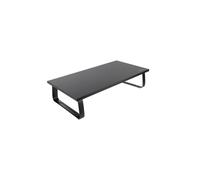 TooQ TQMR111 Support Moniteur/Laptop Réglable 600x260x120mm MDF/Acier Noir Surface Antidérapante Charge Max 20kg