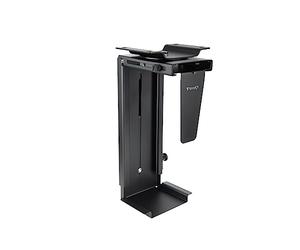 TOOQ TQMUD01 - Support d'unité Centrale en métal pour Bureau/Mur, Noir