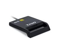 TOOQ TQR-211B - Lecteur d'identité électronique Externe et de Carte à Puce (DNIe), USB 2.0 avec connecteur USB-C, Compatible avec Mac et Windows (Espagne), Noir