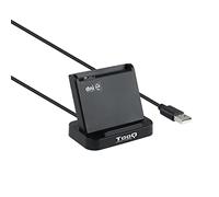 TOOQ TQR-220B - Lecteur d'identification électronique Externe et de Carte à Puce (DNIe) DNIe Vision, USB 2.0 avec connecteur USB-A, Compatible avec Mac et Windows (Espagne), Noir