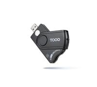 Lector de DNI, Tarjetas Inteligentes, SD y MicroSD TooQ TQR-3012B- USB 2.0- Negro