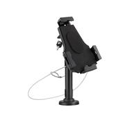 TooQ Support pour tablette TQTDS0812 – Professionnel table/mur avec antivol, Noir