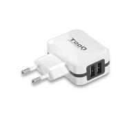TooQ TQWC-1S02WT chargeur d'appareils mobiles GPS, MP3, MP4, Téléphone portable, Consoles portables, Smartphone, Tablette Blanc Secteur Intérieure
