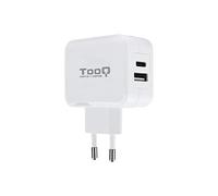 Chargeur mural USB 2.0, USB-C - Couleur blanche