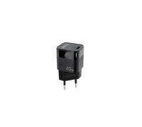 TooQ TQWC-PD20 Chargeur Secteur Universel 20W, USB Type-C, Charge Rapide, 100-240V, Noir, avec Adaptateur EU, Certifications DBT/RoHS/EMC/ERP6