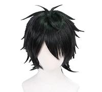 Tooru Fujisaki Yarichin Bitch Bu Club Short Curly Wig Cosplay Heat Resistant Synthetic Hair Halloween Role Play+ Wig Cap