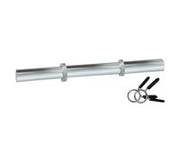 TOORX Barre chromée standard de 35 cm, fermeture papillon