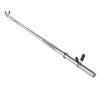 Toorx Barre de musculation Chromé 150 cm ou 180 cm diam. 25 mm Fermeture à ressort (150 cm)