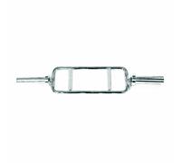 Toorx Barre Triceps Olympique Chromée 86cm Avec Bagues Et Supports De Plaques À