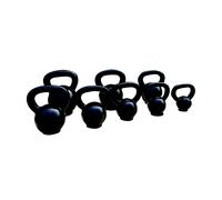 Toorx Base en caoutchouc en fonte Kettlebell Noir