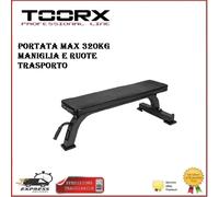 Toorx WBX-100 banc plat professionnel exercices d'entraînement poids...