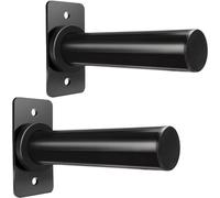 TOOSOAR® 2 Pièces Support Halteres Rack, Supports de Plaque de Poids à Fixation Murale, Support Poids Musculation pour Disques Olympiques de 5,1 CM