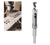 Toosoar Foret à Trou Carré et Scie Cloche Conique 20mm en Acier pour Mortaisage de Bois