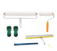 TOOSOAR Kit d'outils de Ciment Autonivelant,avec Chaussures à Pointes,pour Les Travaux de Ciment Auto-Nivelant à La Maison Ou Dans l'industrie