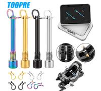 TOOStore-Boulon de plaquette de frein à disque hydraulique pour vélo électrique, alliage de titane, inserts en fibre de goupille, vis d'étrier, retenue de vélo, accessoires de cyclisme Style C