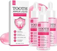 Tooth Armour Fluoride Free Toothpaste Serum, Nano Hydroxyapatite Toothpaste for Sensitive Teeth & Enamel Support, Enamel Repair and Helps Keep Gum Healthy (3 Pcs)
