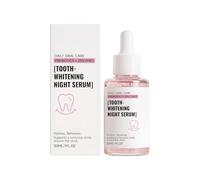Tooth Brightening Night Serum, Polishing Refreshing Oral Care Solution For Brighter Smile, Gentle Daily For Stain Removal, Fresh Breath & Travel-Friendly